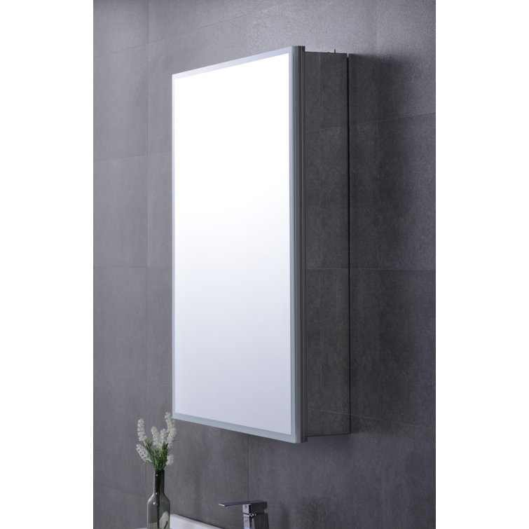 24" x 32" LED Light Recessed Surface Mount Medicine Cabinet