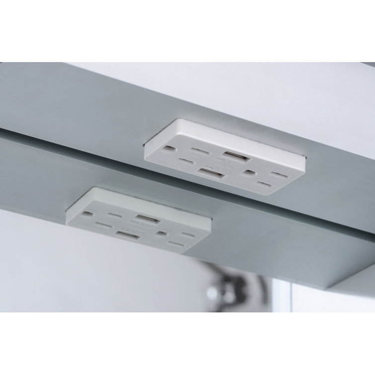 24" x 32" LED Light Recessed Surface Mount Medicine Cabinet