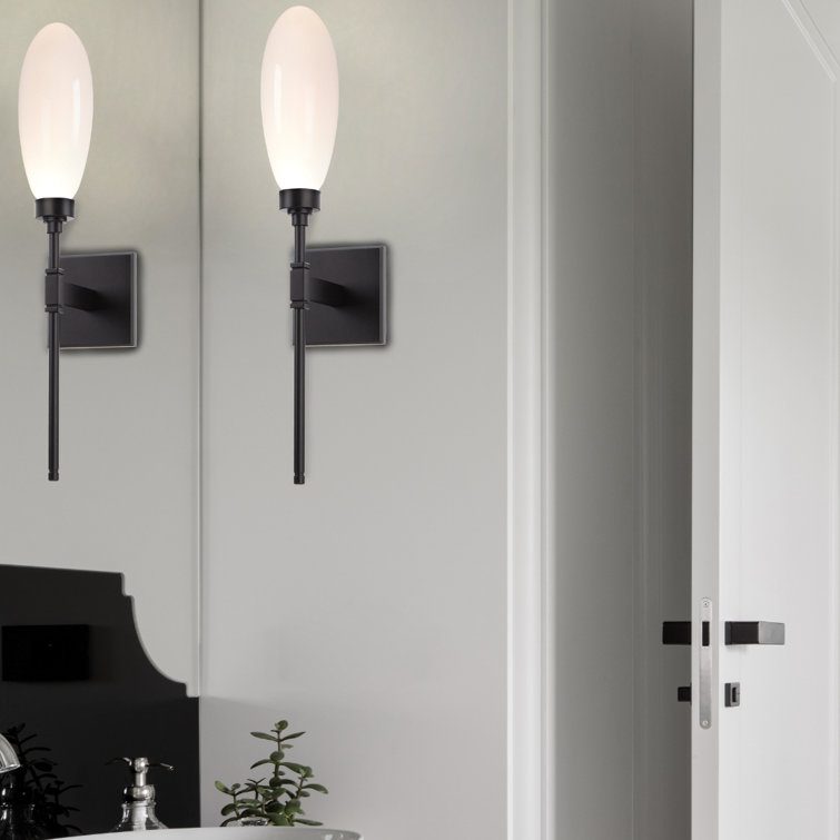 Fiori Gilded Brass Dimmable Wall Sconce, 21.3" Direct Wired