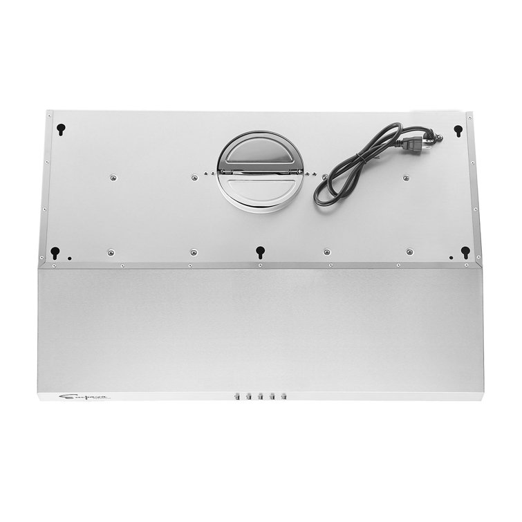 30-Inch Stainless Steel Under Cabinet Range Hood with LED Lights