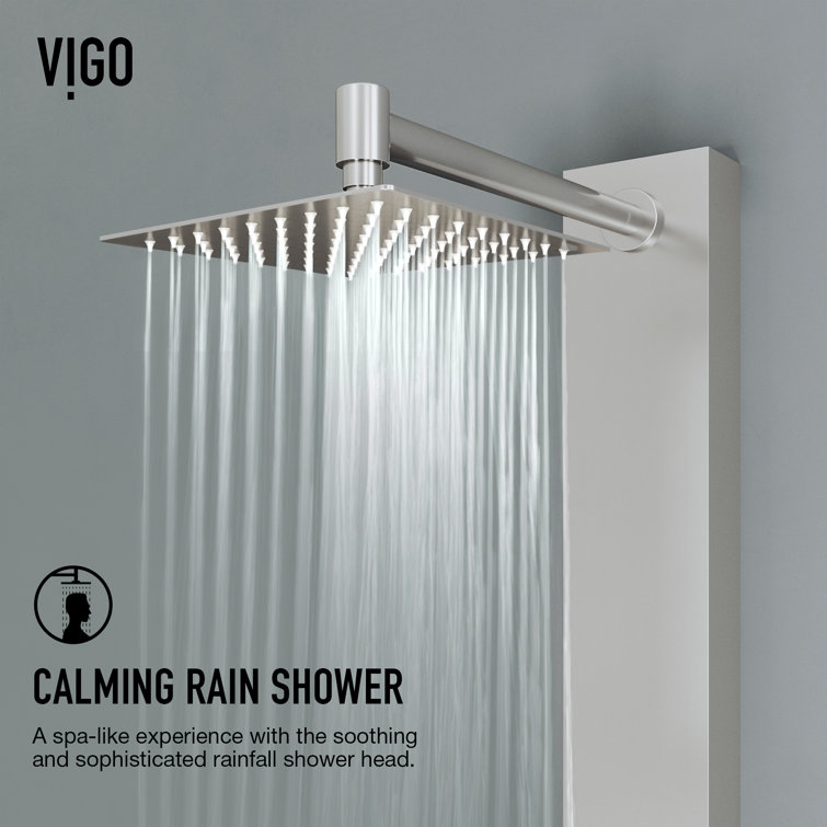 Sutton 58" Stainless Steel 4-Jet Shower Panel System
