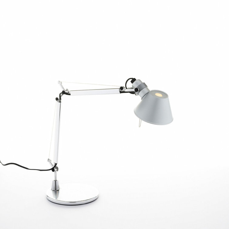 White Adjustable Mini Clip-on Table Lamp