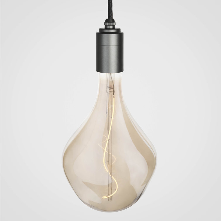 Black Glass Globe Nine Pendant Light with Graphite Canopy