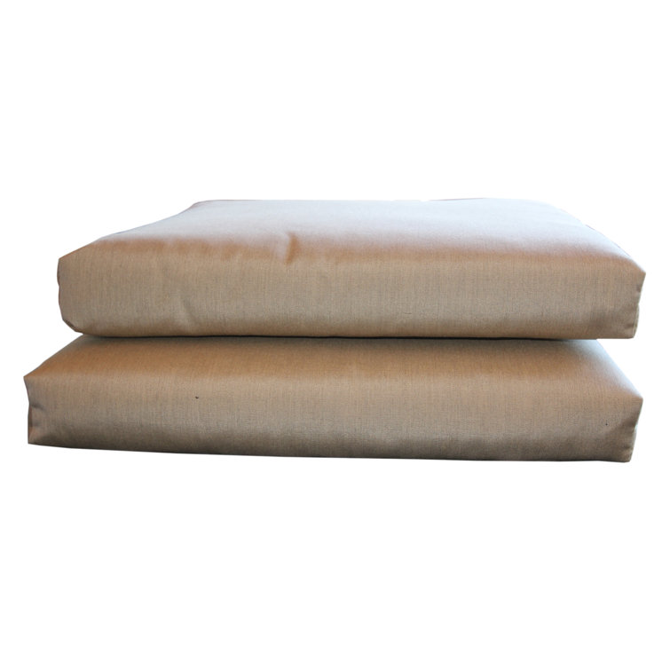 Spectrum Mist Sunbrella Outdoor Dining Chair Cushions Set of 2