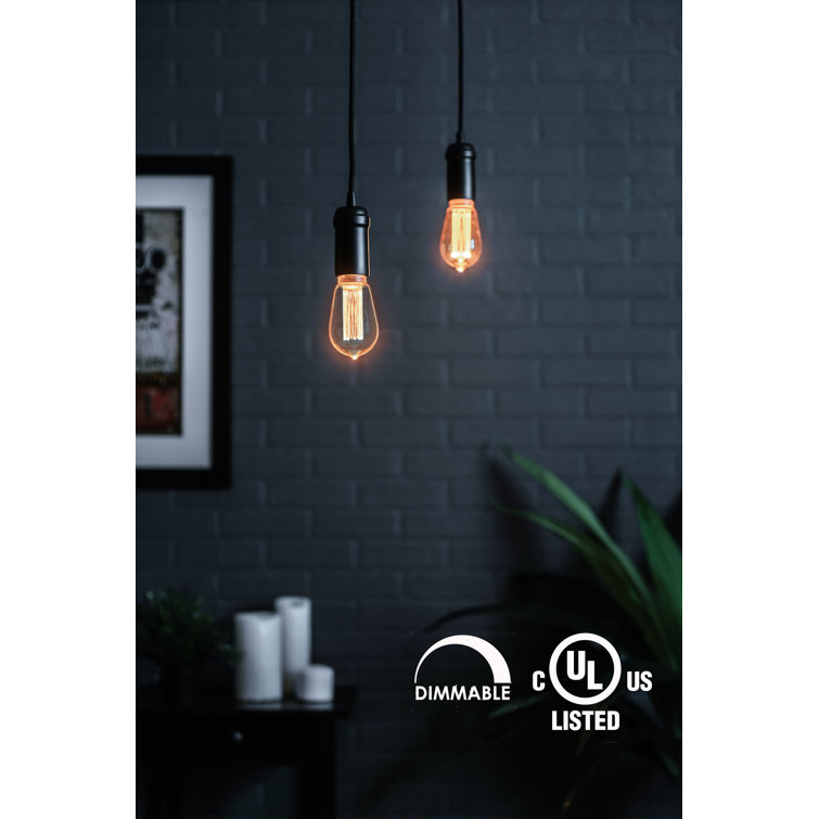 Amber Dimmable LED Decorative Light Bulb with Medium Screw Base