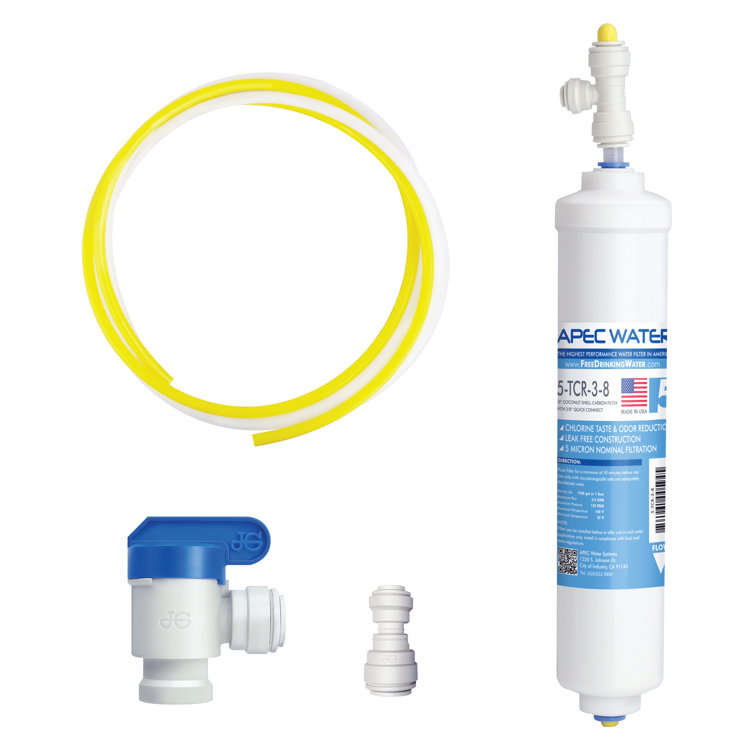 High-Flow Under-Sink Water Filtration Kit with Coconut Shell Carbon