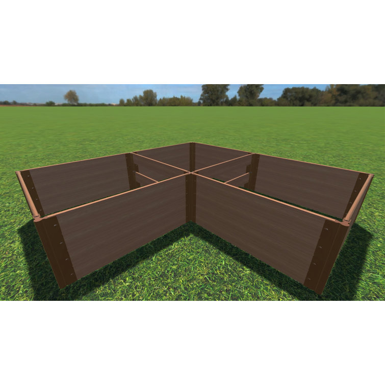 Classic Sienna 8' x 8' x 22" Composite Raised Garden Bed