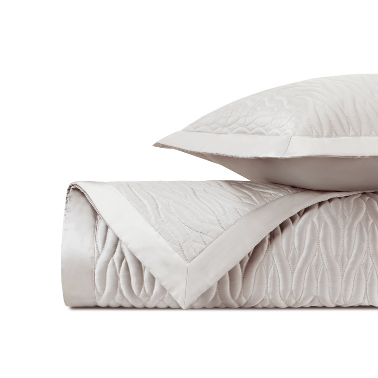 Sion Queen Light Blue Cotton Quilt Set