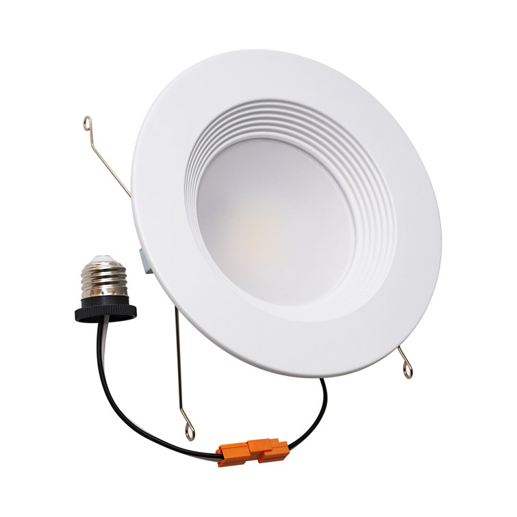 6-Inch White Aluminum LED Recessed Lighting Kit