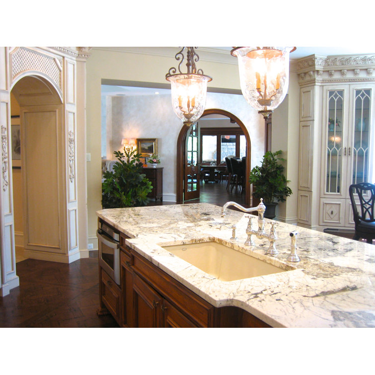 Classic Elegance 10.5" Polished Nickel Kitchen Faucet with Sidespray