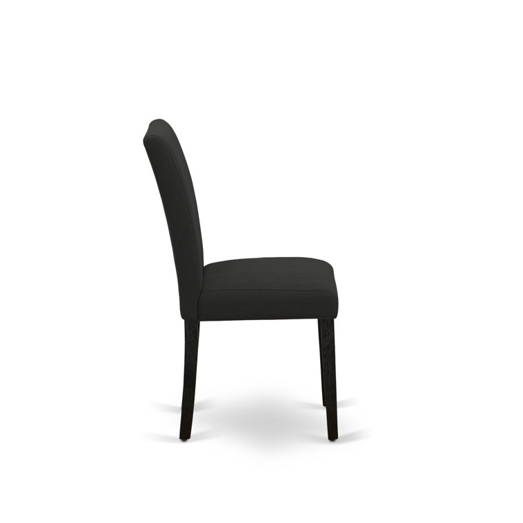 Linen White Modern Dining Set with Light Sable Chairs - 72x30