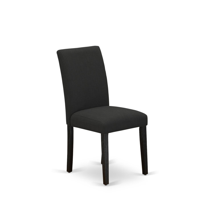 Linen White Modern Dining Set with Light Sable Chairs - 72x30