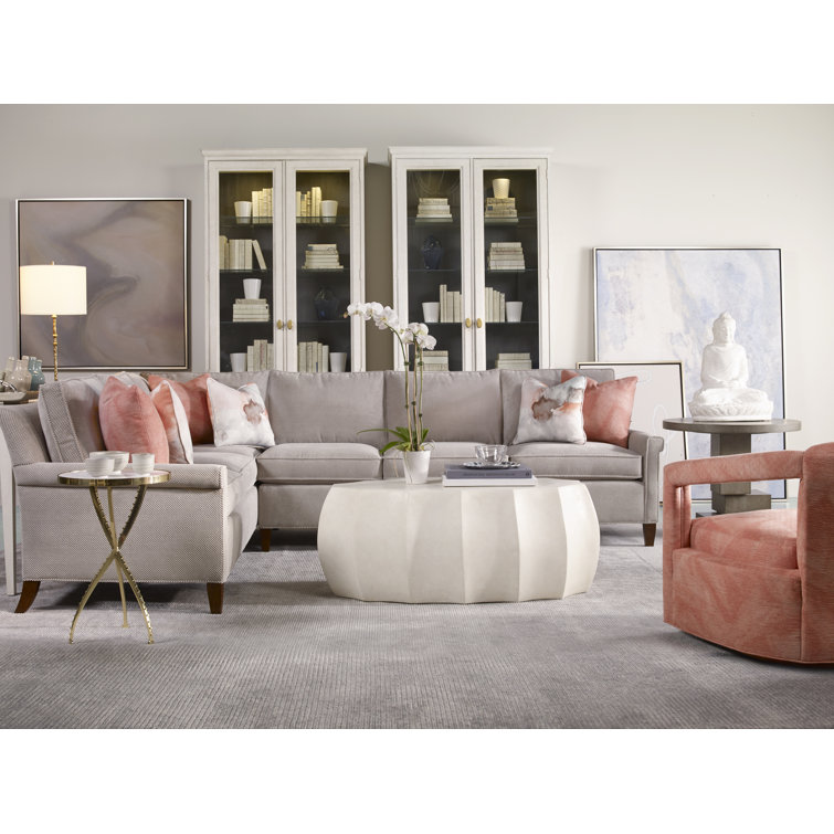 Elegant Oval Zinc-Finish Metal Cocktail Table
