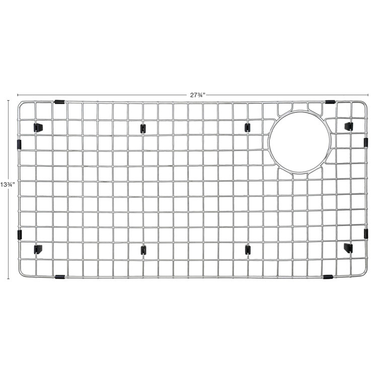 27.75" x 13.75" Stainless Steel Sink Bottom Grid