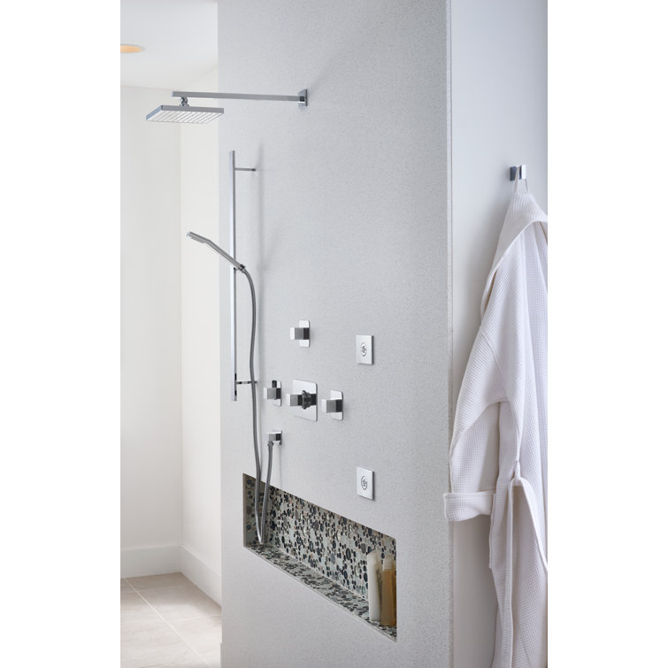 79" Polished Chrome Metal Shower Hose