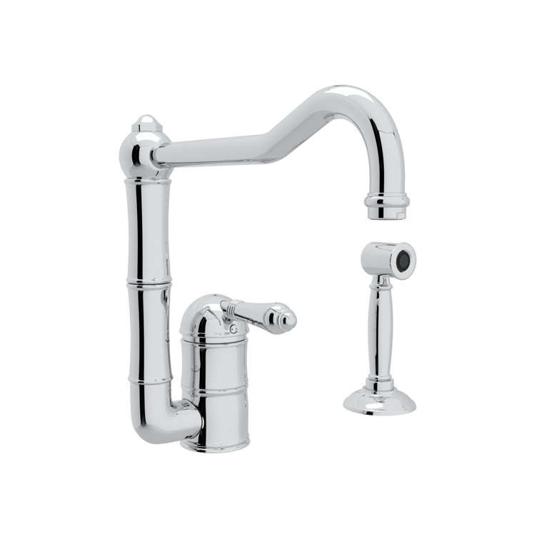 Classic 10'' Stainless Steel Kitchen Faucet in Polished Chrome