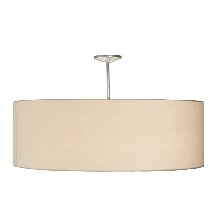 Avelien Nickel Finish 8-Light Glass LED Island Chandelier