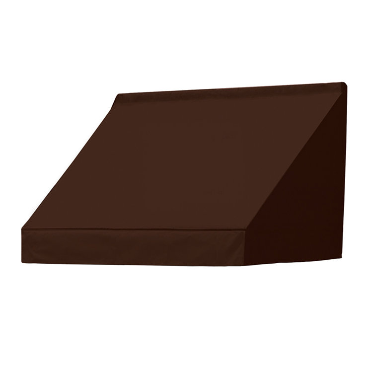 Cocoa 4 ft. Aluminum Frame Retractable Window Awning