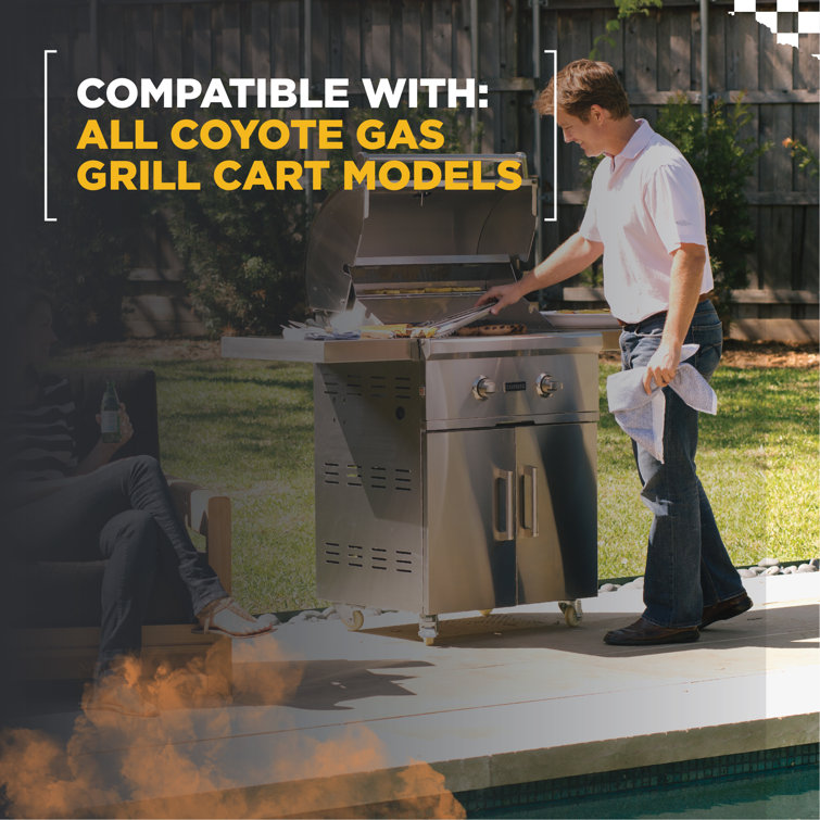 Stainless Steel Natural Gas Single Side Burner with Cover
