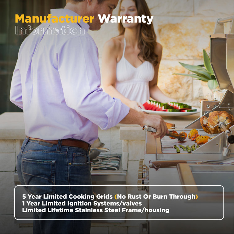 Stainless Steel Natural Gas Single Side Burner with Cover