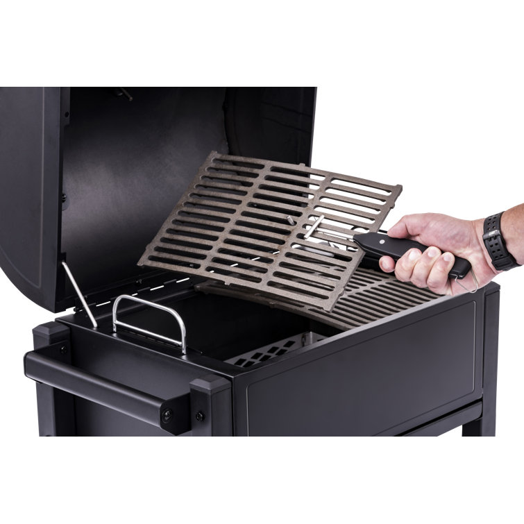 Rambler 218 sq in Heavy-Duty Black Steel Tabletop Charcoal Grill