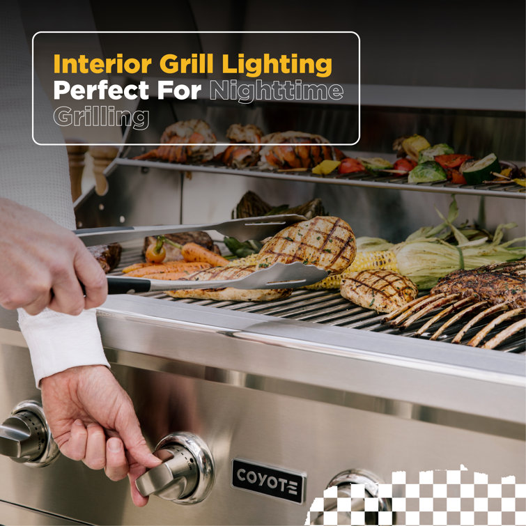 Coyote 34-Inch Stainless Steel Built-In Natural Gas Grill