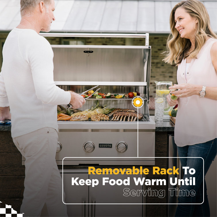 Coyote 34-Inch Stainless Steel Built-In Natural Gas Grill