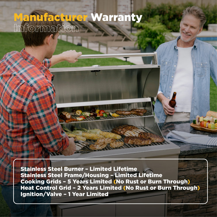 Coyote 34-Inch Stainless Steel Built-In Natural Gas Grill