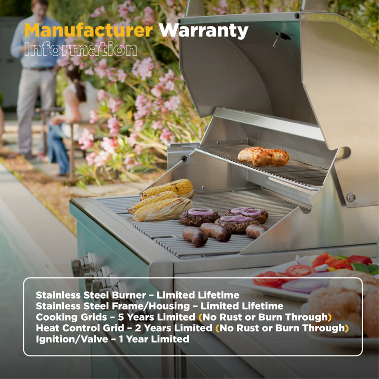 Coyote 36-Inch Stainless Steel Built-In Propane Gas Grill with Rotisserie