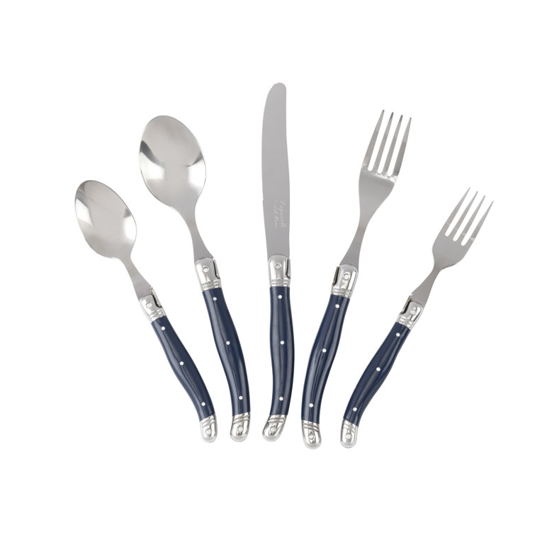 French Home French Home Laguiole 20 Piece Stainless Steel Flatware Set, Service for 4