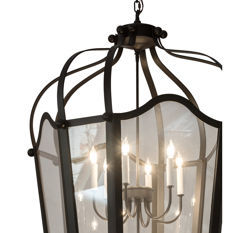 Oil Rubbed Bronze 10-Light Crystal LED Chandelier