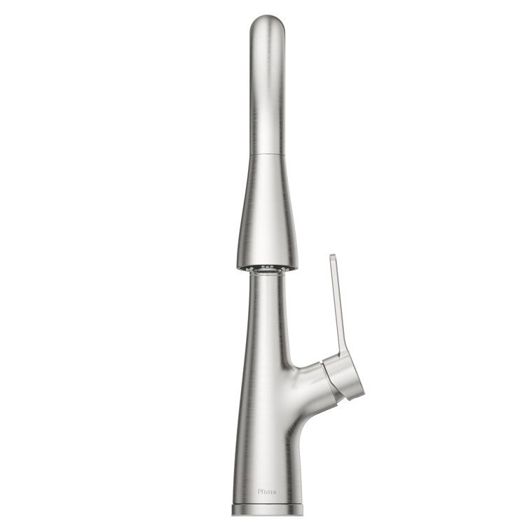 Neera Stainless Steel Pull Down Single Handle Kitchen Faucet