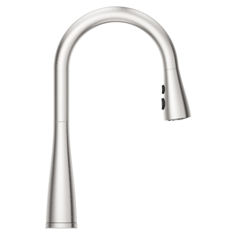 Neera Stainless Steel Pull Down Single Handle Kitchen Faucet