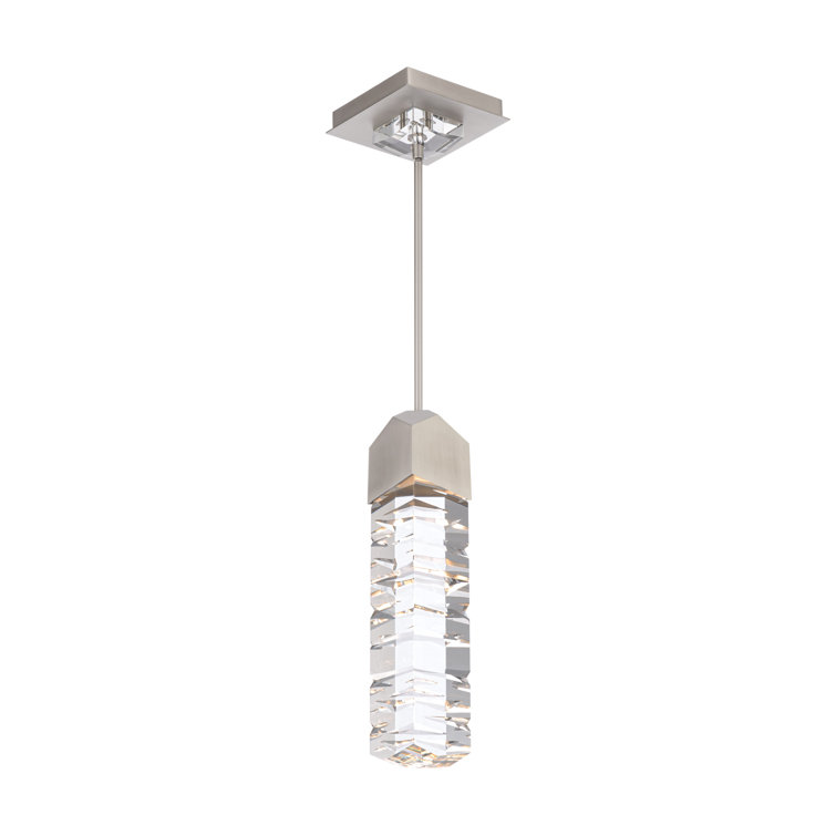 Juliet Mini Crystal LED Pendant in Brushed Nickel