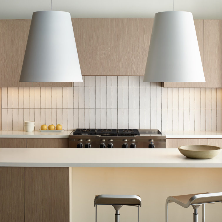 White Aluminum 24-Inch LED Pendant Light