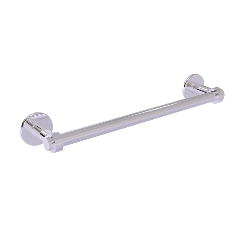 Polished Chrome 36" Wall Mounted Brass Towel Bar