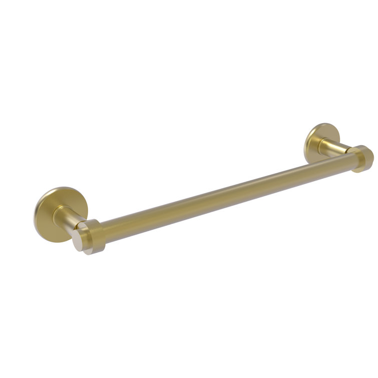 Satin Brass 36" Wall Mounted Solid Brass Towel Bar