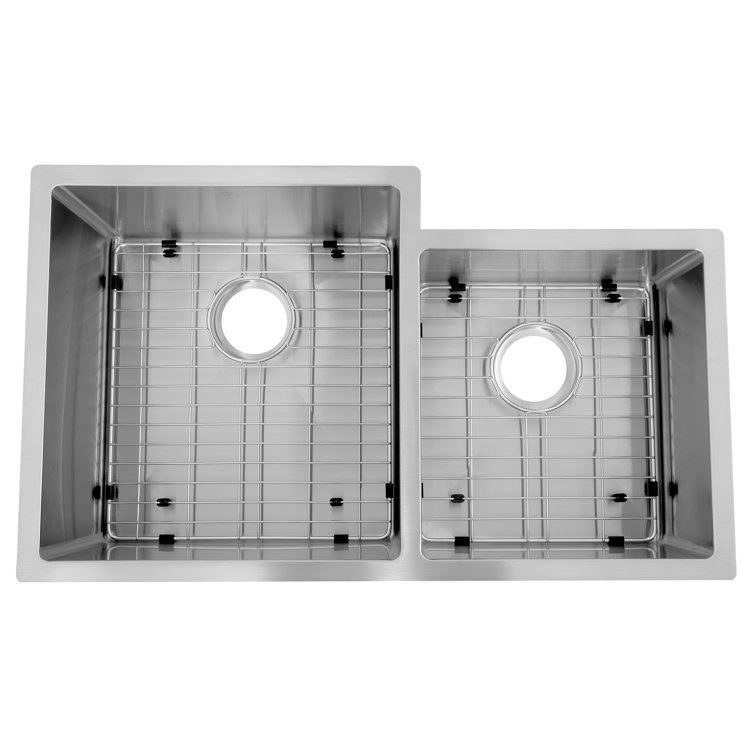 Jackson 32" Stainless Steel Double Bowl Undermount Kitchen Sink