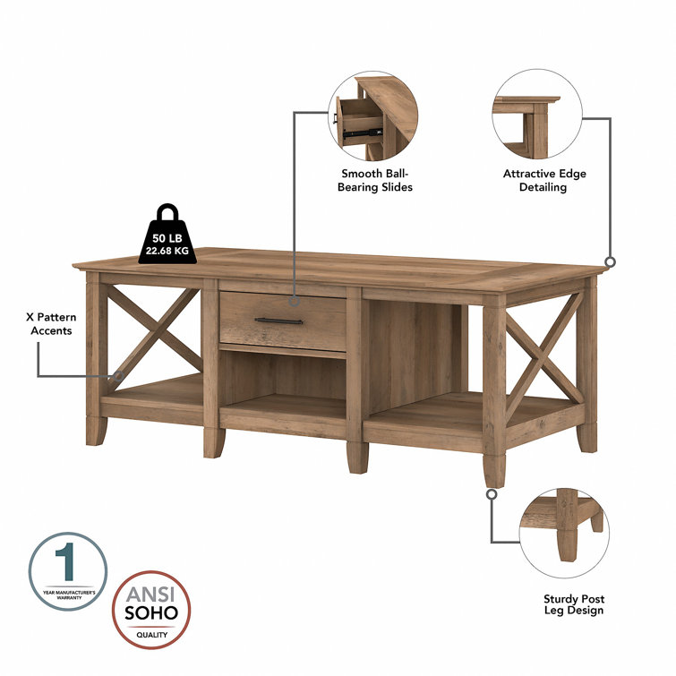 Key West Modern Farmhouse Coffee and End Tables in Reclaimed Pine