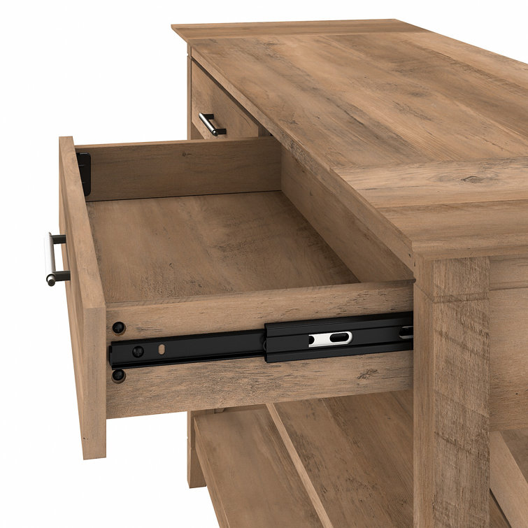 Key West 46.9" Reclaimed Pine Engineered Wood Console Table with Storage