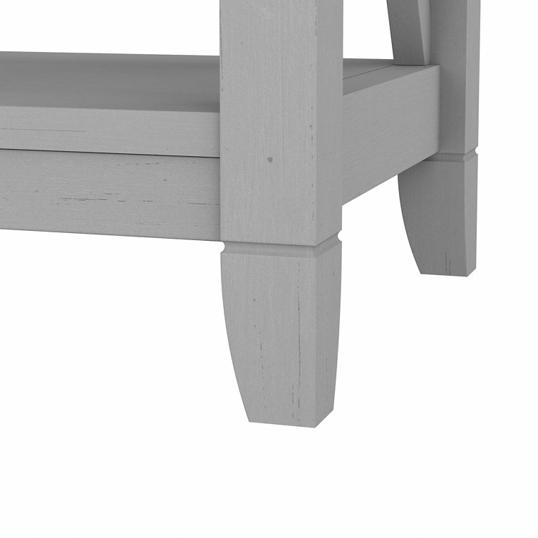 Cape Cod Gray 47" Modern Farmhouse Console Table with Storage