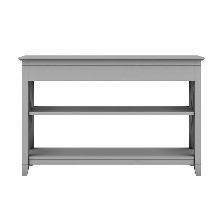 Cape Cod Gray 47" Modern Farmhouse Console Table with Storage