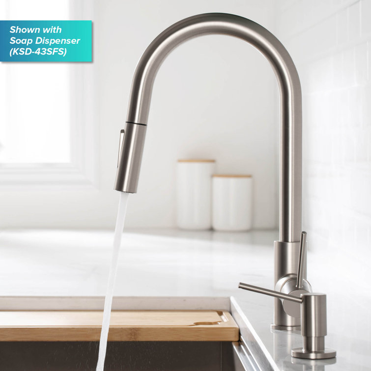 Stainless Steel Single Handle Pull Down Kitchen Faucet