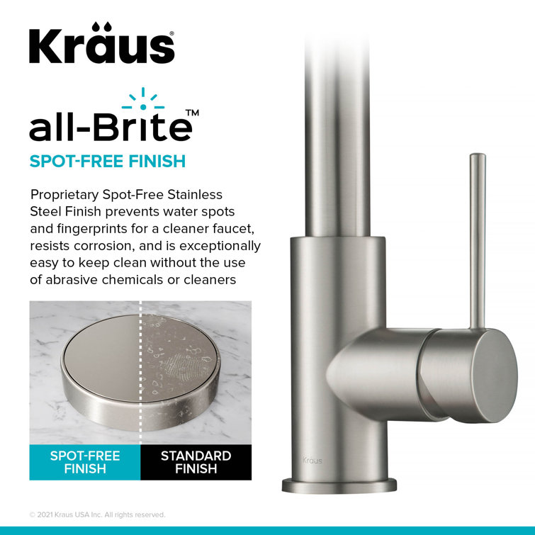 Stainless Steel Single Handle Pull Down Kitchen Faucet