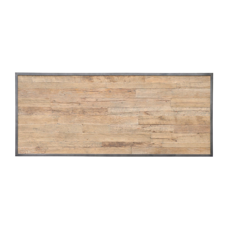 Reclaimed Wood Industrial Bar Height Dining Table