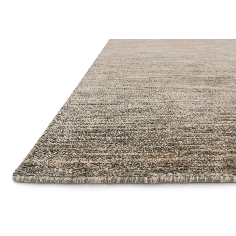 Serena Smoke Hand-Knotted Viscose 4' x 6' Area Rug