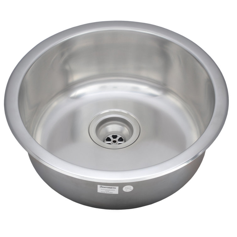 Jazz Series 18.25'' Round Stainless Steel Undermount Kitchen Sink