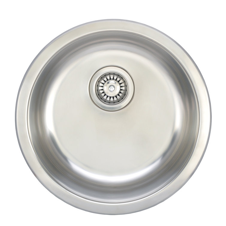 Jazz Series 18.25'' Round Stainless Steel Undermount Kitchen Sink