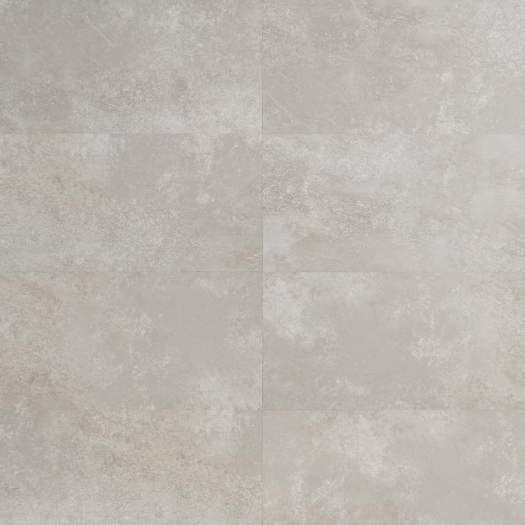 Transitional Beige 12"x24" Matte Luxury Vinyl Tile for Any Room