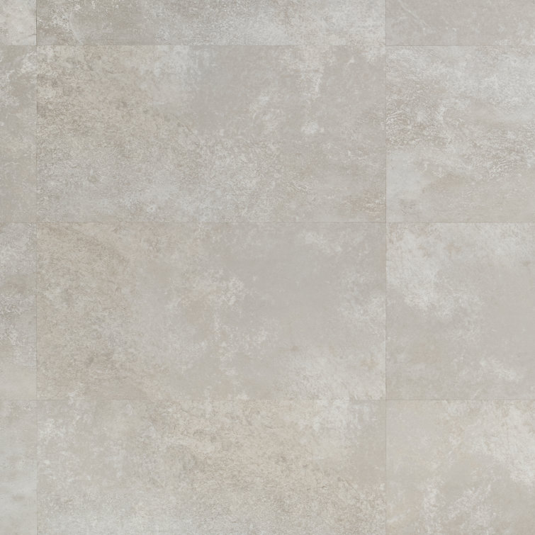 Transitional Beige 12"x24" Matte Luxury Vinyl Tile for Any Room